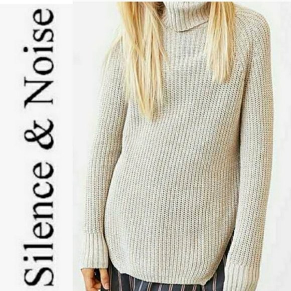 Urban Outfitters Sweaters - UO Silence + Noise Ribbed Turtleneck Sweater, Sz S